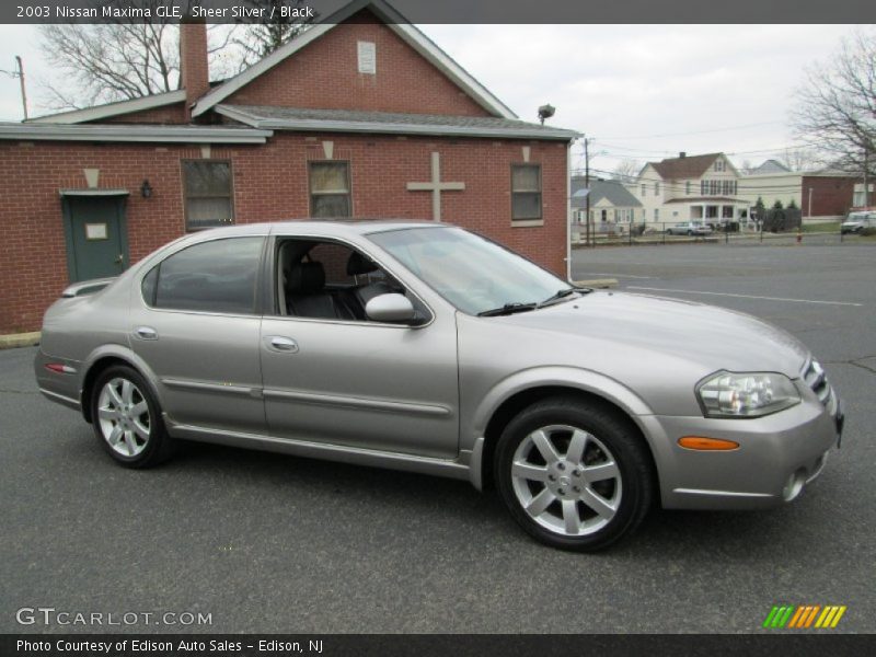 Sheer Silver / Black 2003 Nissan Maxima GLE