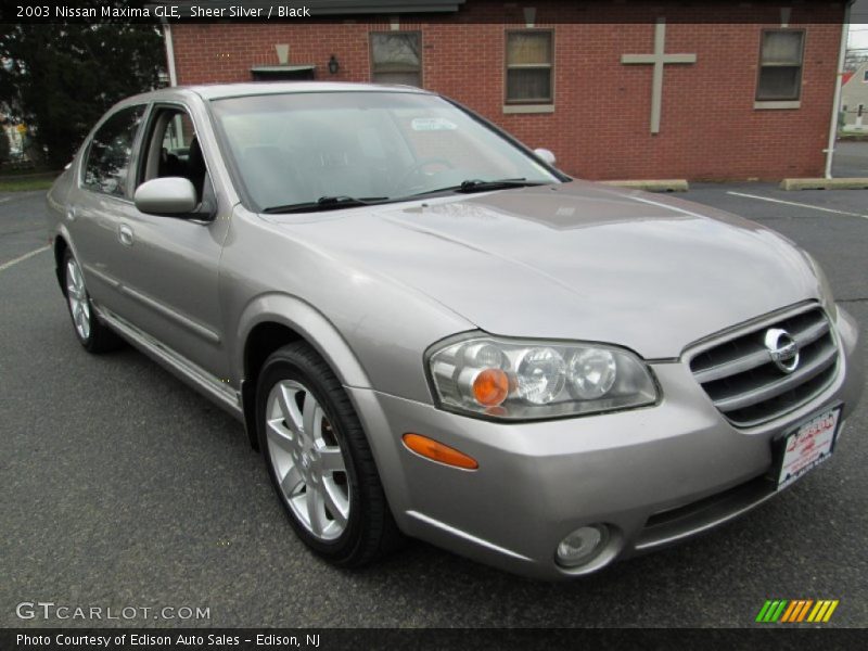 Sheer Silver / Black 2003 Nissan Maxima GLE