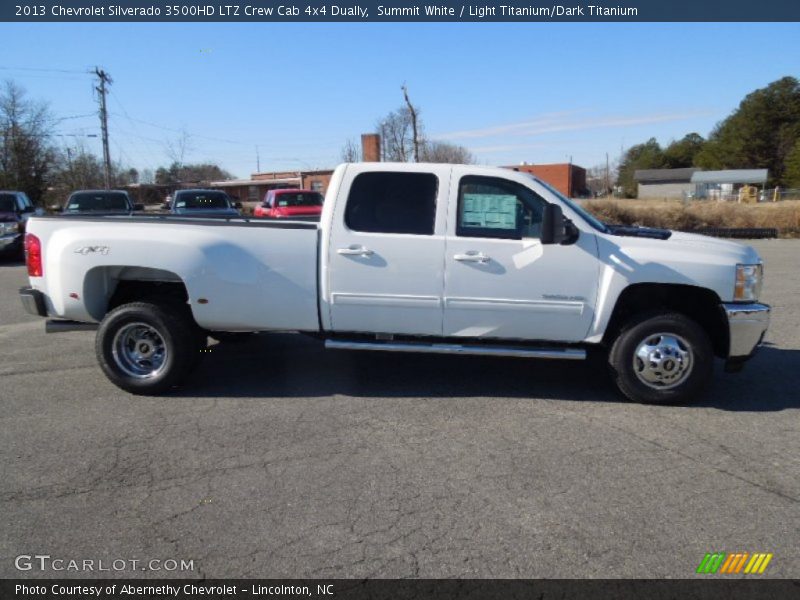  2013 Silverado 3500HD LTZ Crew Cab 4x4 Dually Summit White