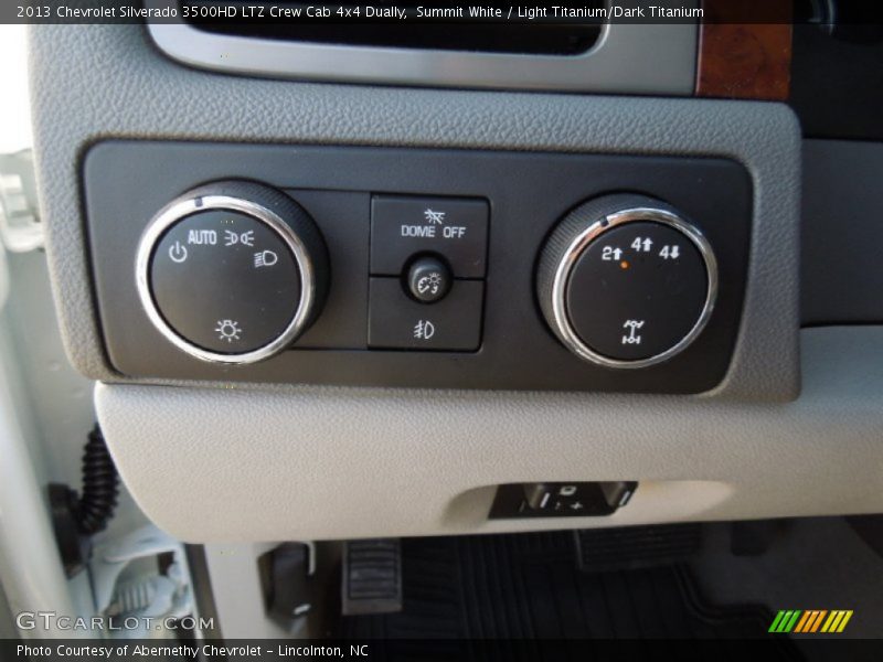 Controls of 2013 Silverado 3500HD LTZ Crew Cab 4x4 Dually