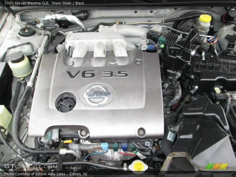 Sheer Silver / Black 2003 Nissan Maxima GLE