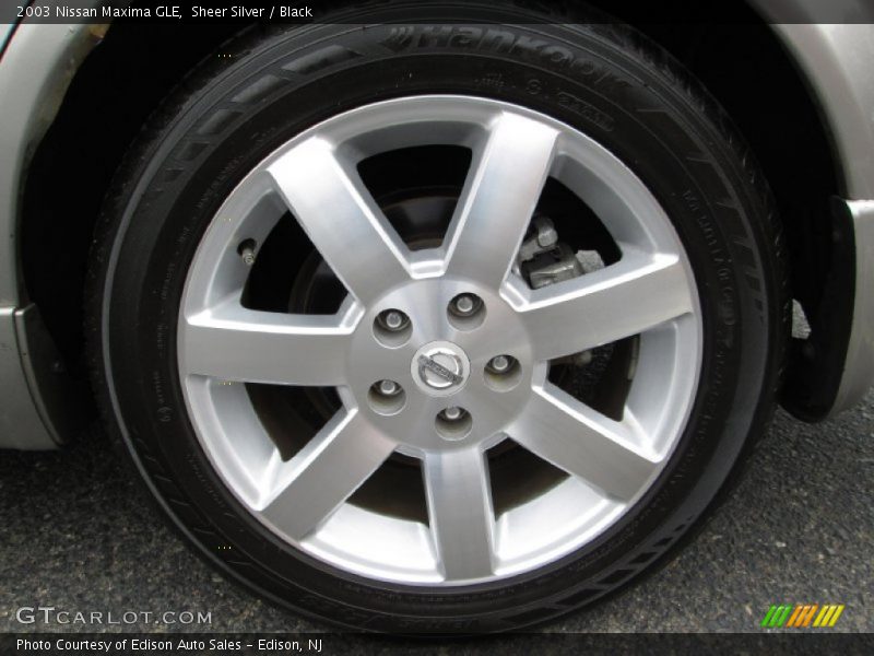 Sheer Silver / Black 2003 Nissan Maxima GLE
