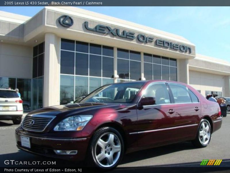 Black Cherry Pearl / Cashmere 2005 Lexus LS 430 Sedan