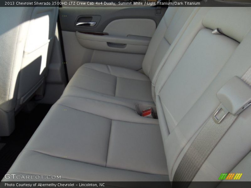 Summit White / Light Titanium/Dark Titanium 2013 Chevrolet Silverado 3500HD LTZ Crew Cab 4x4 Dually