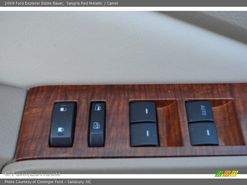 Sangria Red Metallic / Camel 2009 Ford Explorer Eddie Bauer