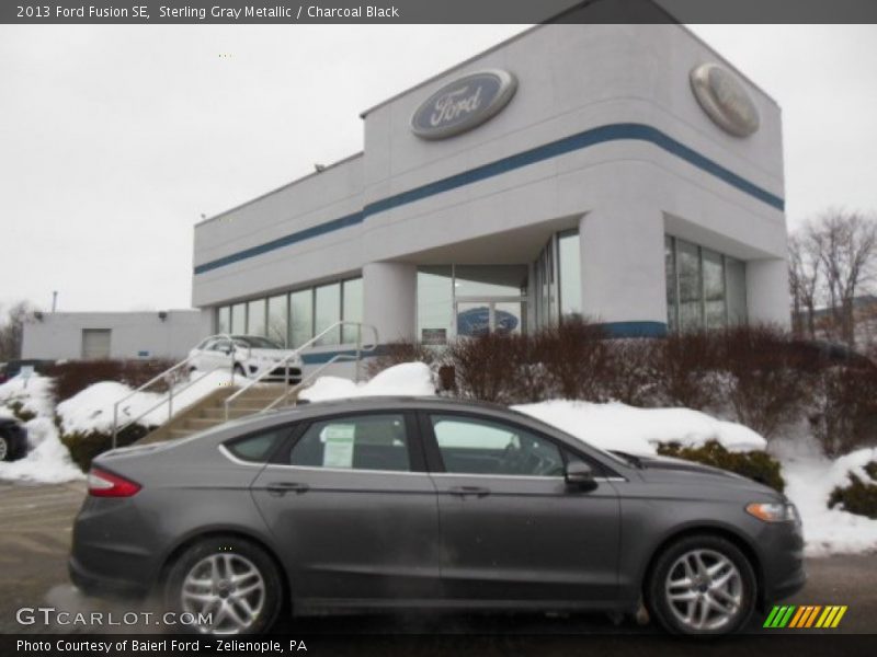 Sterling Gray Metallic / Charcoal Black 2013 Ford Fusion SE
