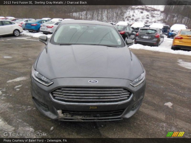 Sterling Gray Metallic / Charcoal Black 2013 Ford Fusion SE