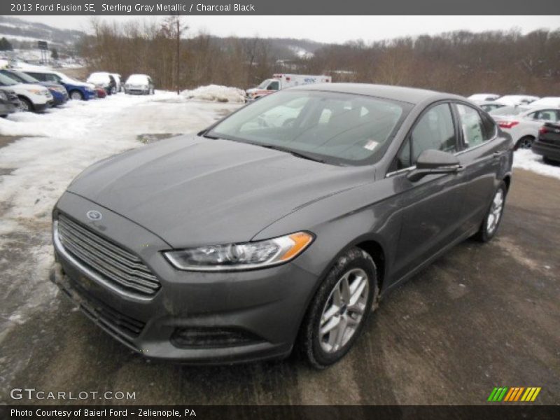 Sterling Gray Metallic / Charcoal Black 2013 Ford Fusion SE