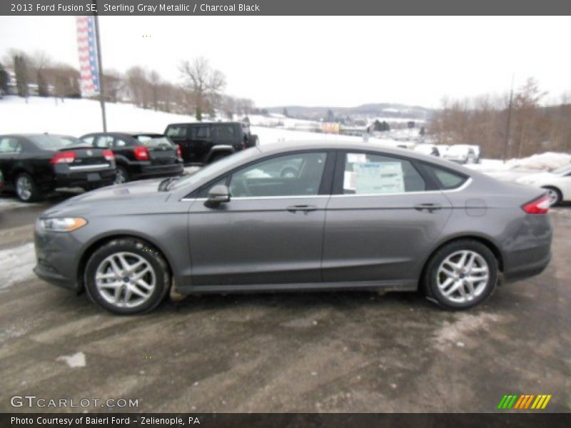 Sterling Gray Metallic / Charcoal Black 2013 Ford Fusion SE
