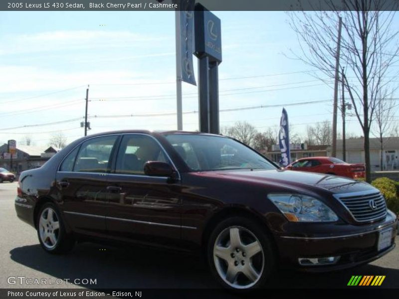 Black Cherry Pearl / Cashmere 2005 Lexus LS 430 Sedan