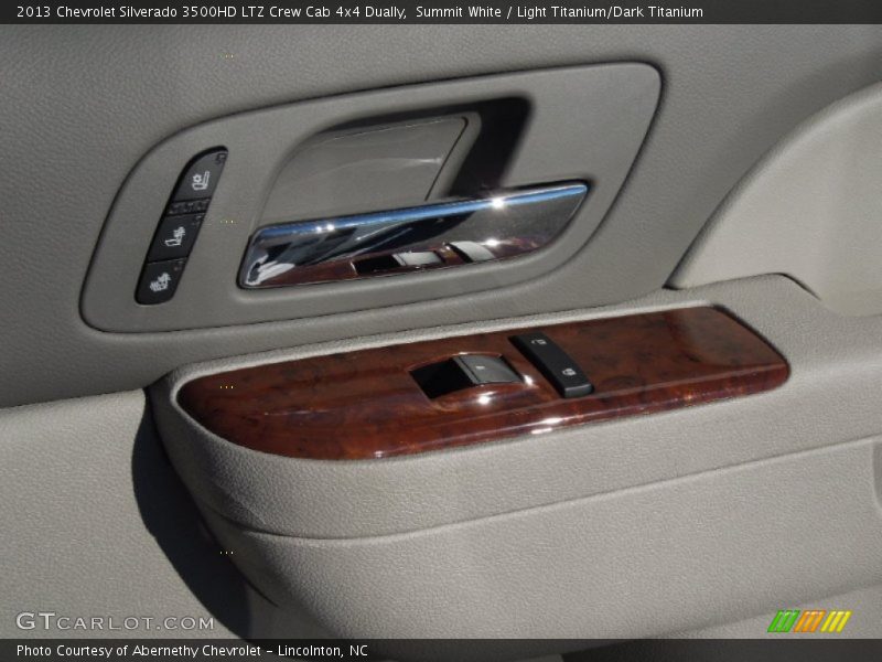 Summit White / Light Titanium/Dark Titanium 2013 Chevrolet Silverado 3500HD LTZ Crew Cab 4x4 Dually