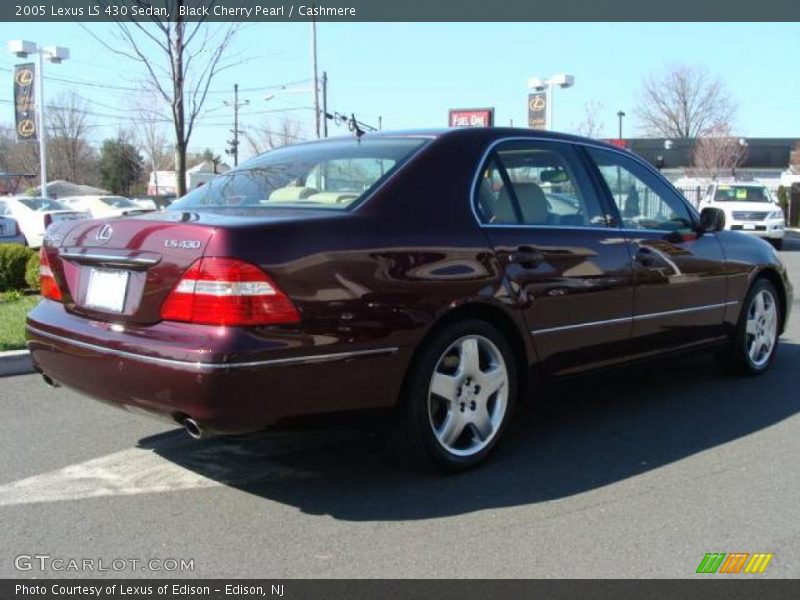 Black Cherry Pearl / Cashmere 2005 Lexus LS 430 Sedan