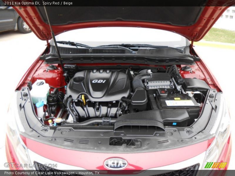 Spicy Red / Beige 2011 Kia Optima EX