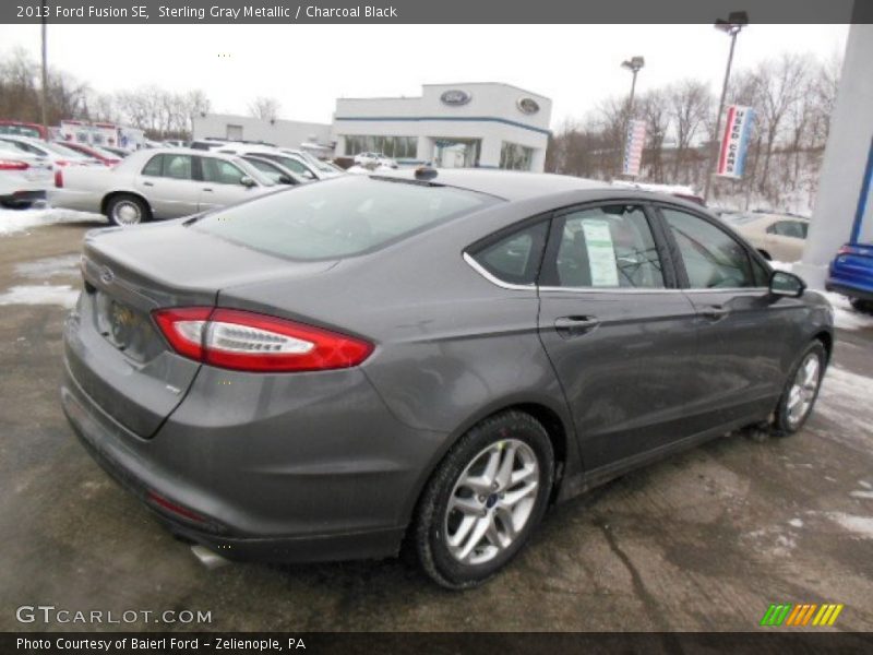 Sterling Gray Metallic / Charcoal Black 2013 Ford Fusion SE