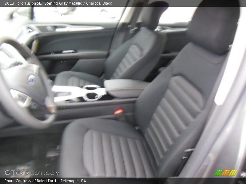 Sterling Gray Metallic / Charcoal Black 2013 Ford Fusion SE