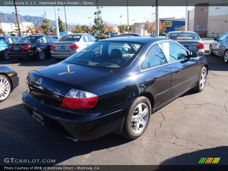 Nighthawk Black Metallic / Ebony 2003 Acura CL 3.2