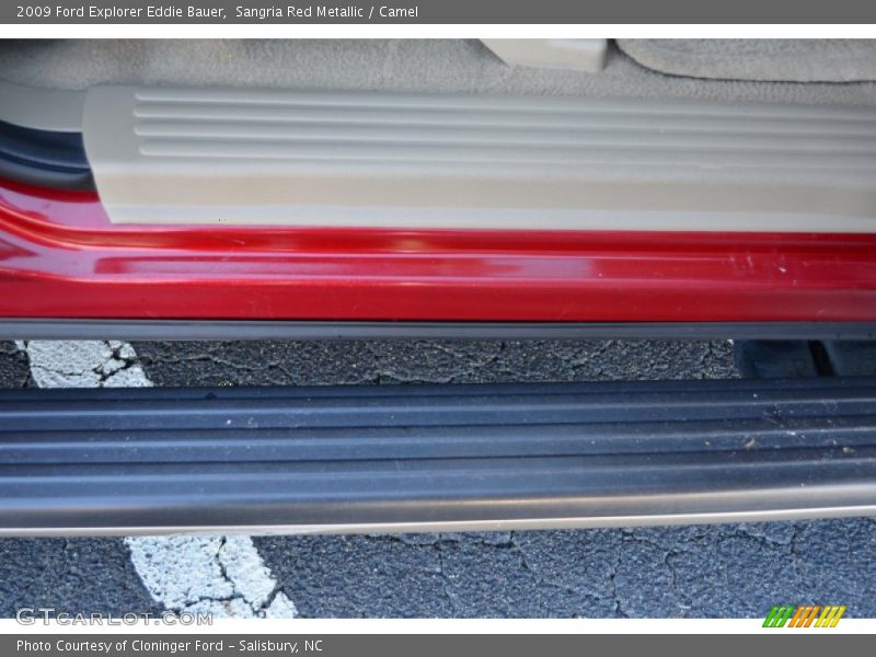 Sangria Red Metallic / Camel 2009 Ford Explorer Eddie Bauer
