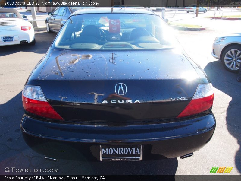 Nighthawk Black Metallic / Ebony 2003 Acura CL 3.2