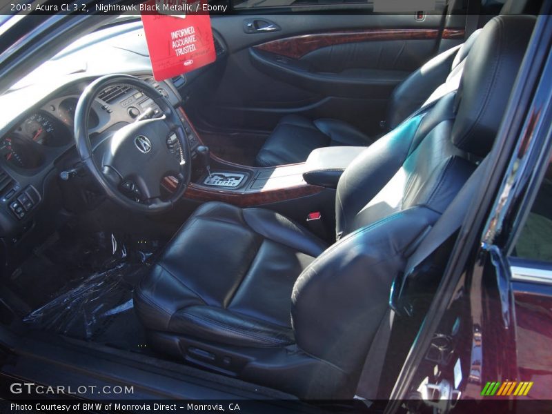 Nighthawk Black Metallic / Ebony 2003 Acura CL 3.2