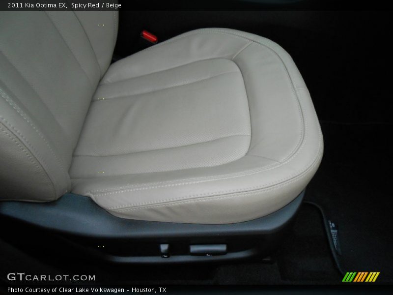 Spicy Red / Beige 2011 Kia Optima EX