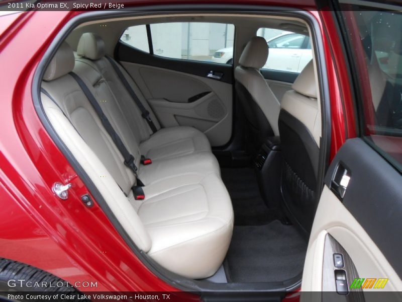Spicy Red / Beige 2011 Kia Optima EX
