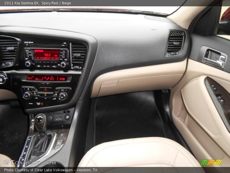 Spicy Red / Beige 2011 Kia Optima EX