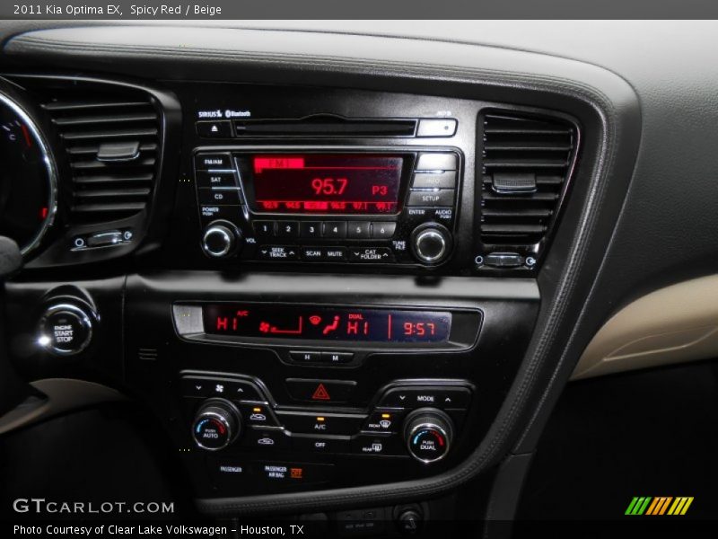 Spicy Red / Beige 2011 Kia Optima EX
