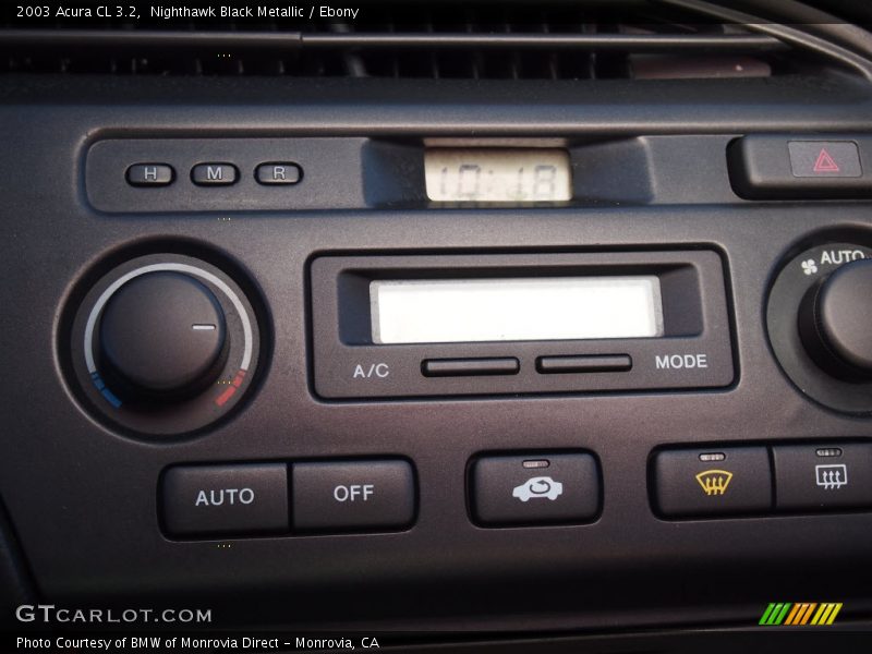Nighthawk Black Metallic / Ebony 2003 Acura CL 3.2