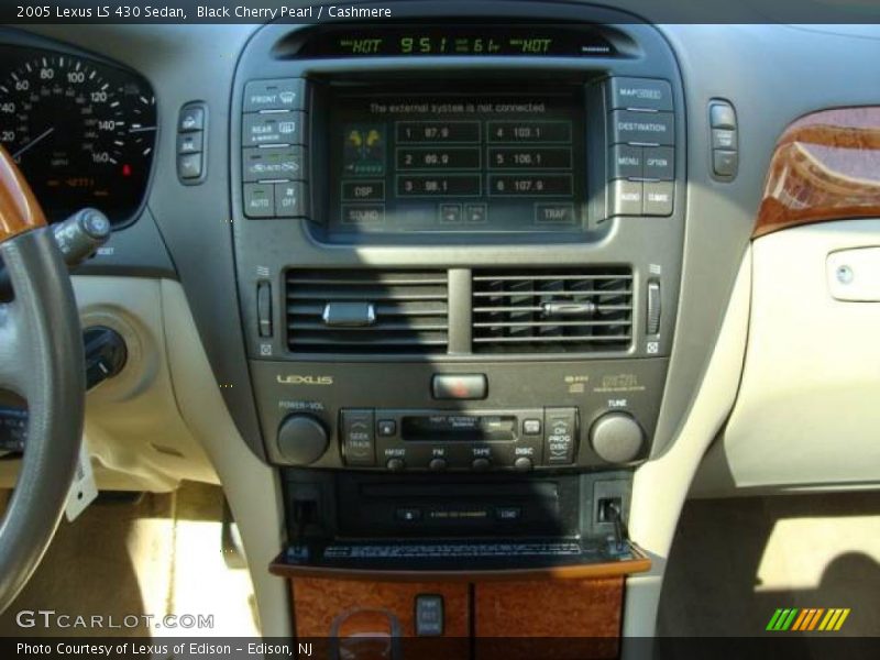 Black Cherry Pearl / Cashmere 2005 Lexus LS 430 Sedan