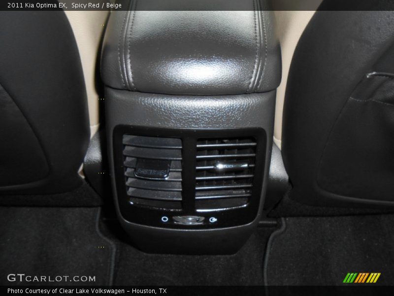 Spicy Red / Beige 2011 Kia Optima EX