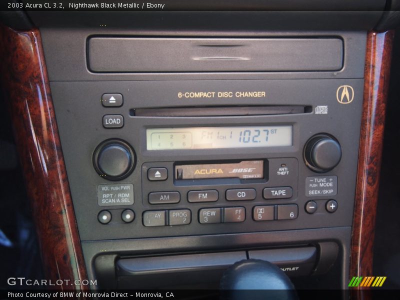Nighthawk Black Metallic / Ebony 2003 Acura CL 3.2