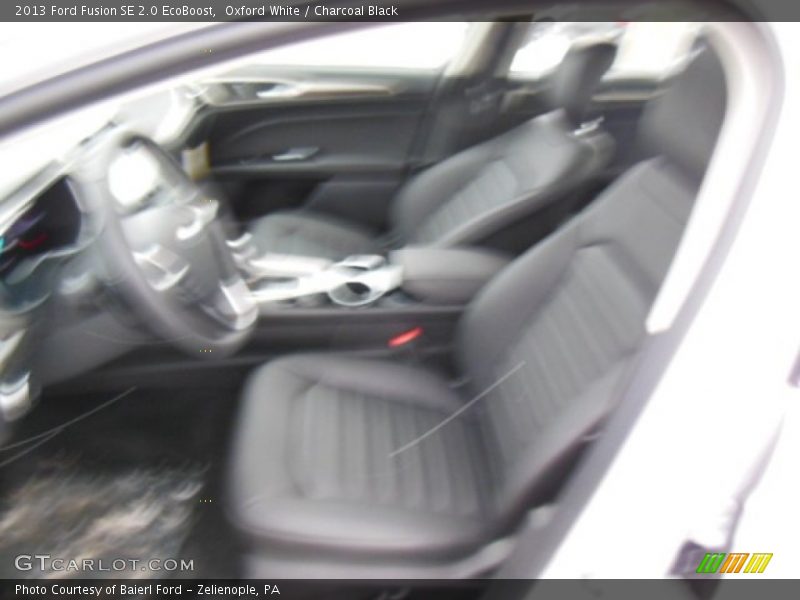Oxford White / Charcoal Black 2013 Ford Fusion SE 2.0 EcoBoost