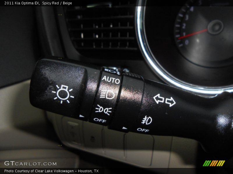 Spicy Red / Beige 2011 Kia Optima EX