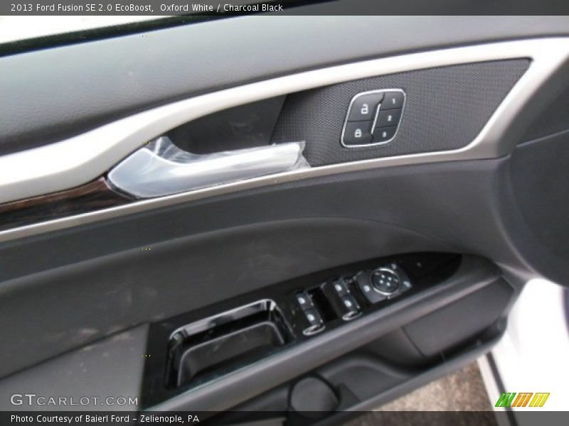 Oxford White / Charcoal Black 2013 Ford Fusion SE 2.0 EcoBoost