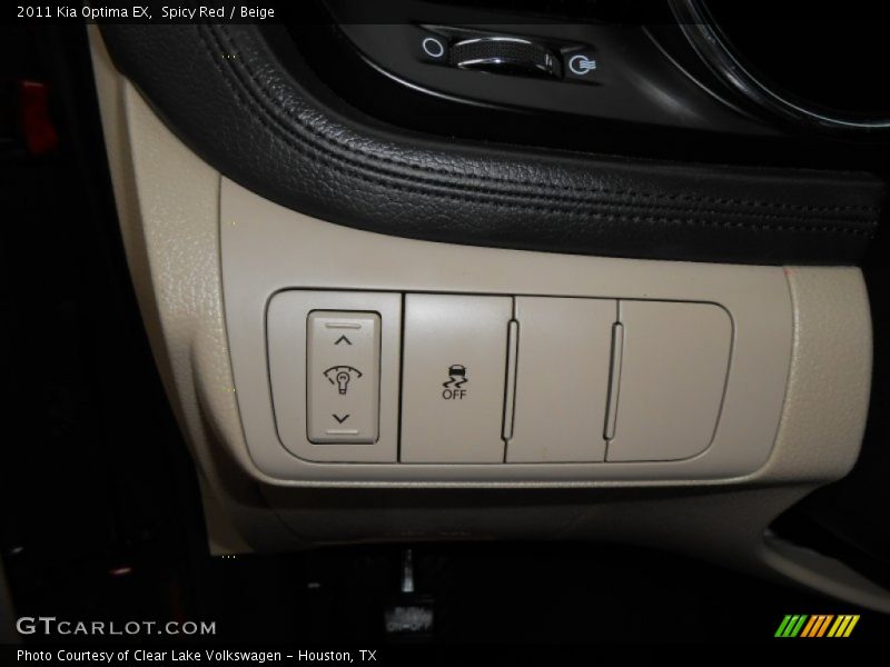 Spicy Red / Beige 2011 Kia Optima EX