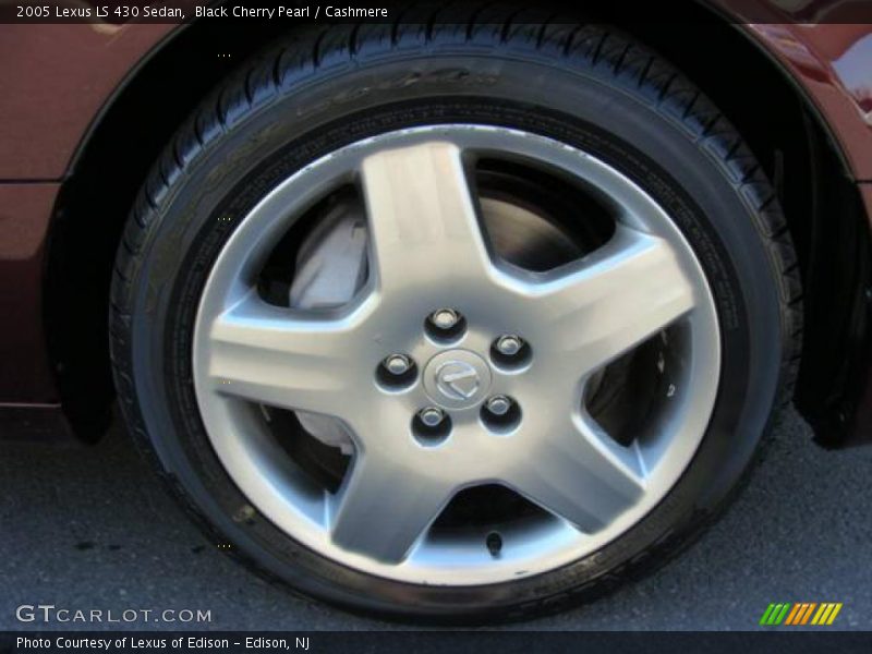 Black Cherry Pearl / Cashmere 2005 Lexus LS 430 Sedan