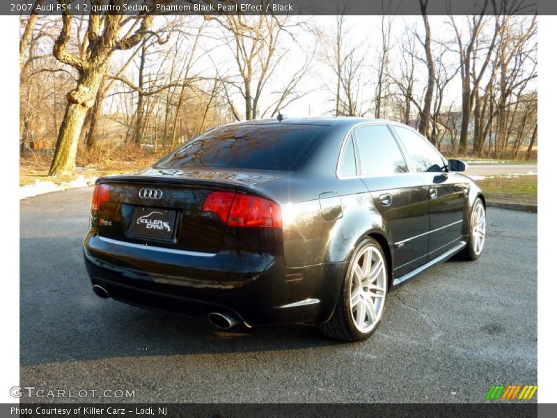 Phantom Black Pearl Effect / Black 2007 Audi RS4 4.2 quattro Sedan