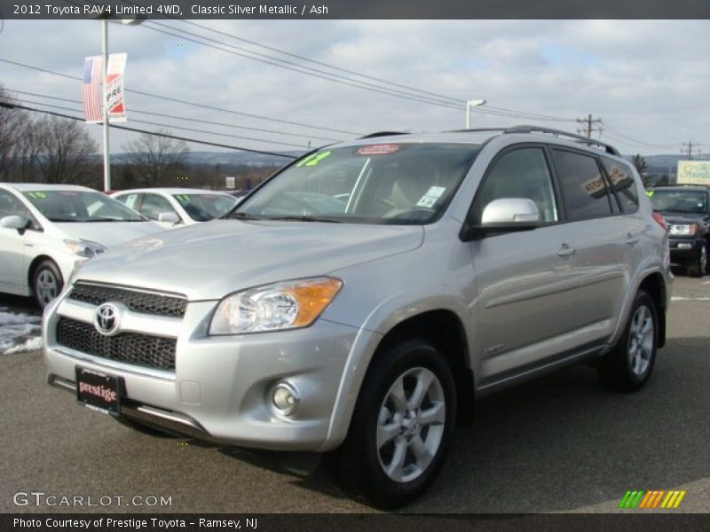 Classic Silver Metallic / Ash 2012 Toyota RAV4 Limited 4WD