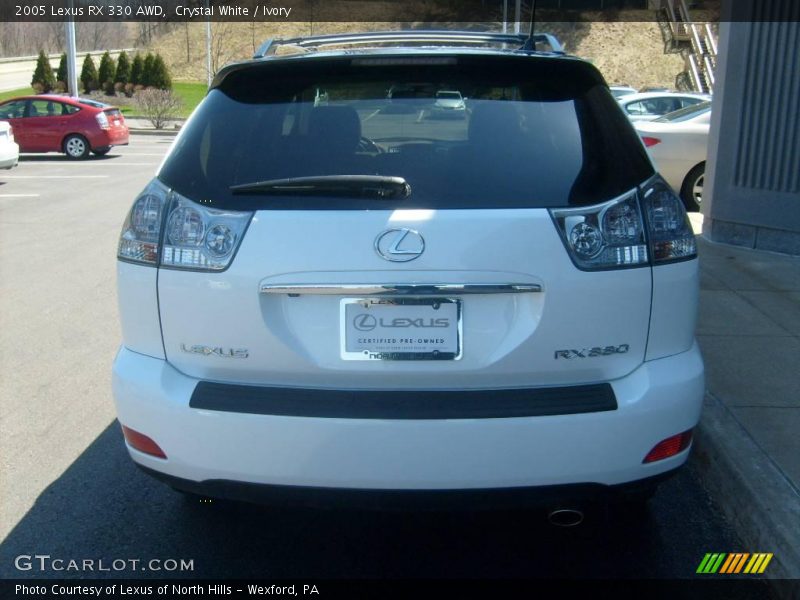 Crystal White / Ivory 2005 Lexus RX 330 AWD