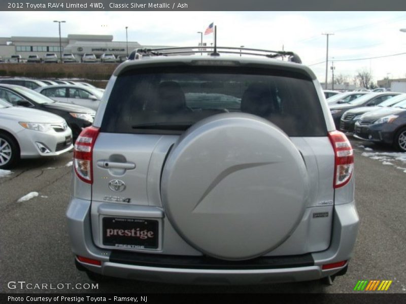 Classic Silver Metallic / Ash 2012 Toyota RAV4 Limited 4WD