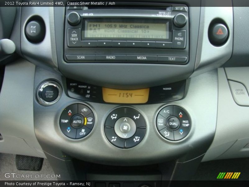 Classic Silver Metallic / Ash 2012 Toyota RAV4 Limited 4WD