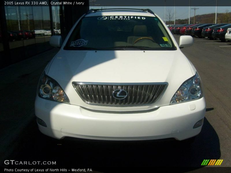 Crystal White / Ivory 2005 Lexus RX 330 AWD