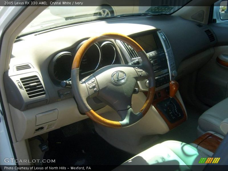 Crystal White / Ivory 2005 Lexus RX 330 AWD