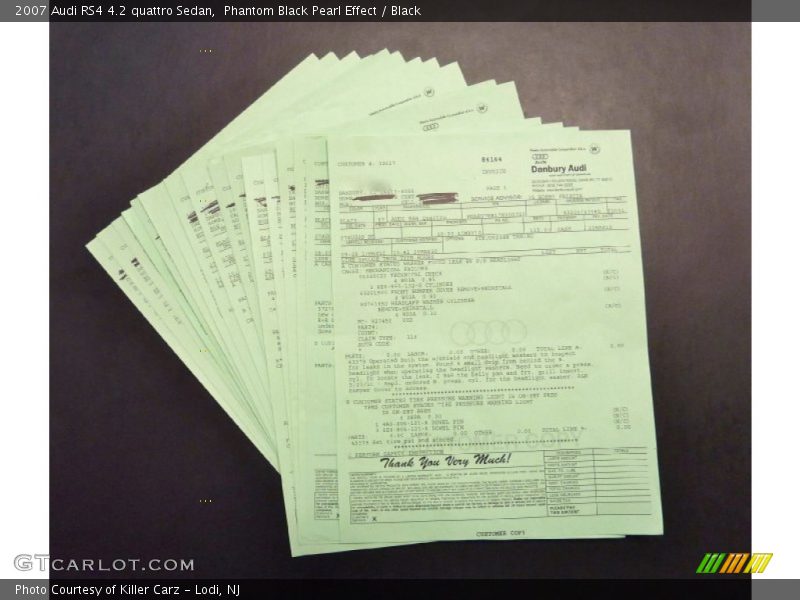 Phantom Black Pearl Effect / Black 2007 Audi RS4 4.2 quattro Sedan