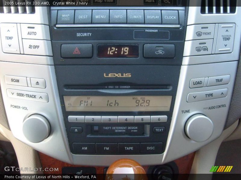 Crystal White / Ivory 2005 Lexus RX 330 AWD