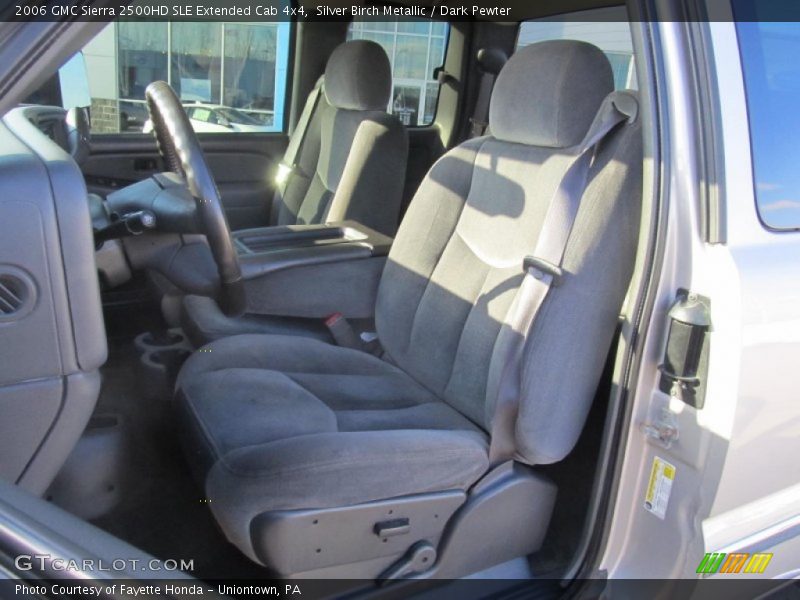 Silver Birch Metallic / Dark Pewter 2006 GMC Sierra 2500HD SLE Extended Cab 4x4