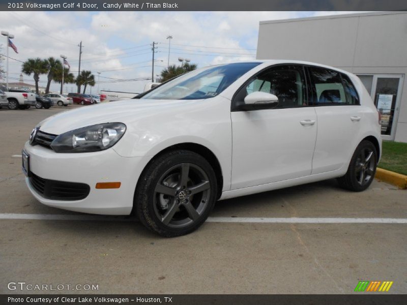 Candy White / Titan Black 2012 Volkswagen Golf 4 Door