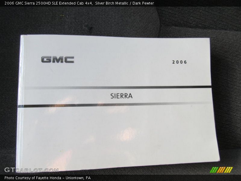 Silver Birch Metallic / Dark Pewter 2006 GMC Sierra 2500HD SLE Extended Cab 4x4