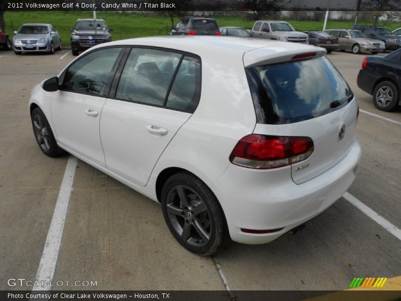 Candy White / Titan Black 2012 Volkswagen Golf 4 Door