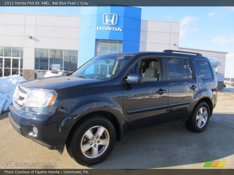 Bali Blue Pearl / Gray 2011 Honda Pilot EX 4WD